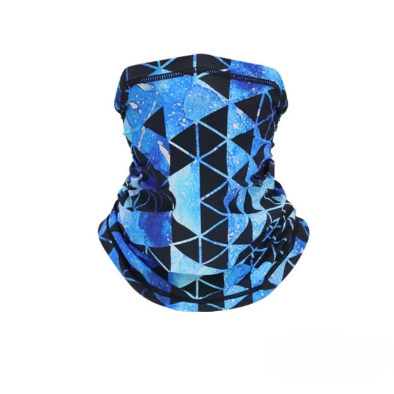 Maschera per il viso con protezione UV in tessuto Ice Silk, copricollo per ciclismo all'aperto e protezione solare