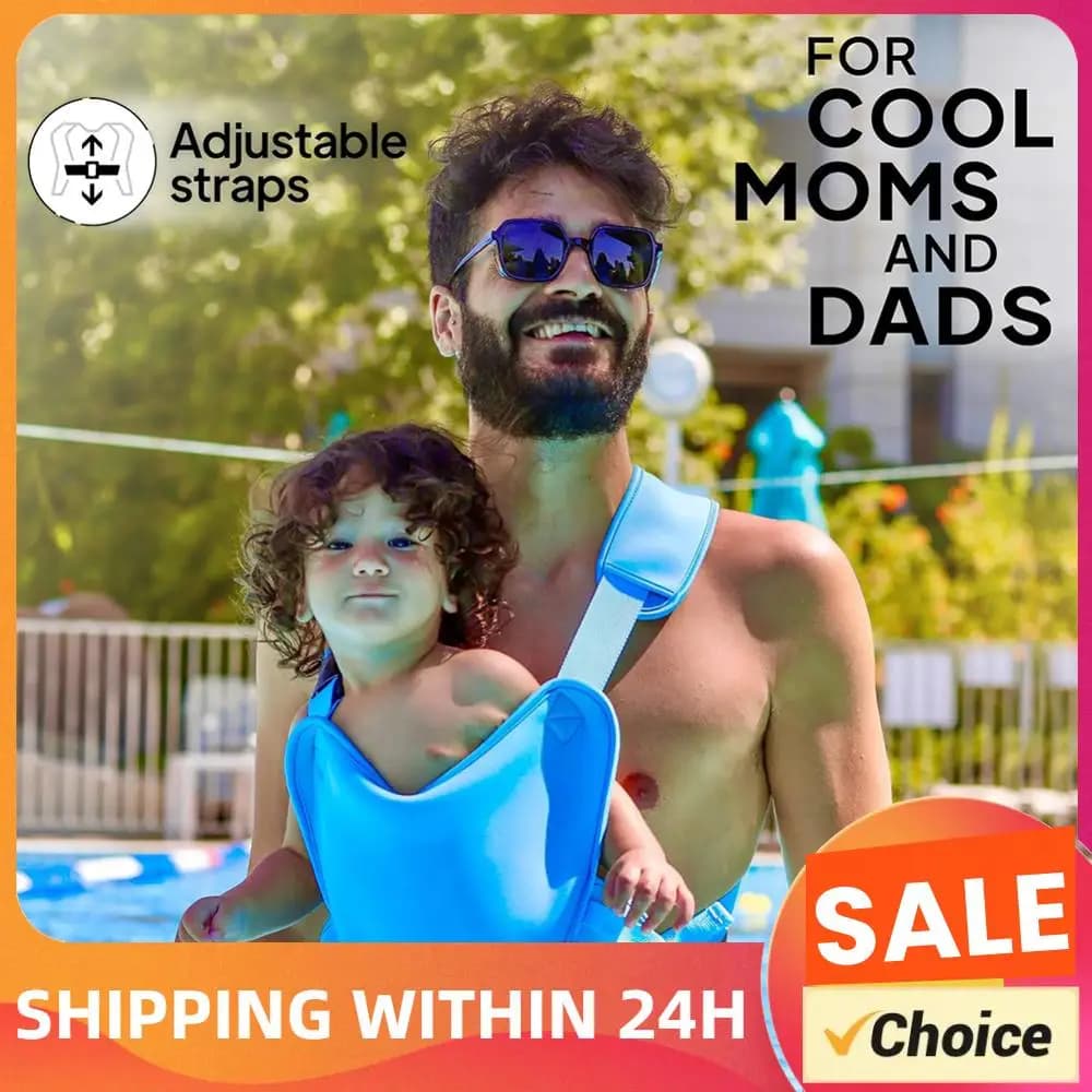 Marsupio Leggero per Neonati e Bambini, Utilizzabile sia in Acqua che su Terra, con Seduta Ergonomica per Shopping e Viaggi