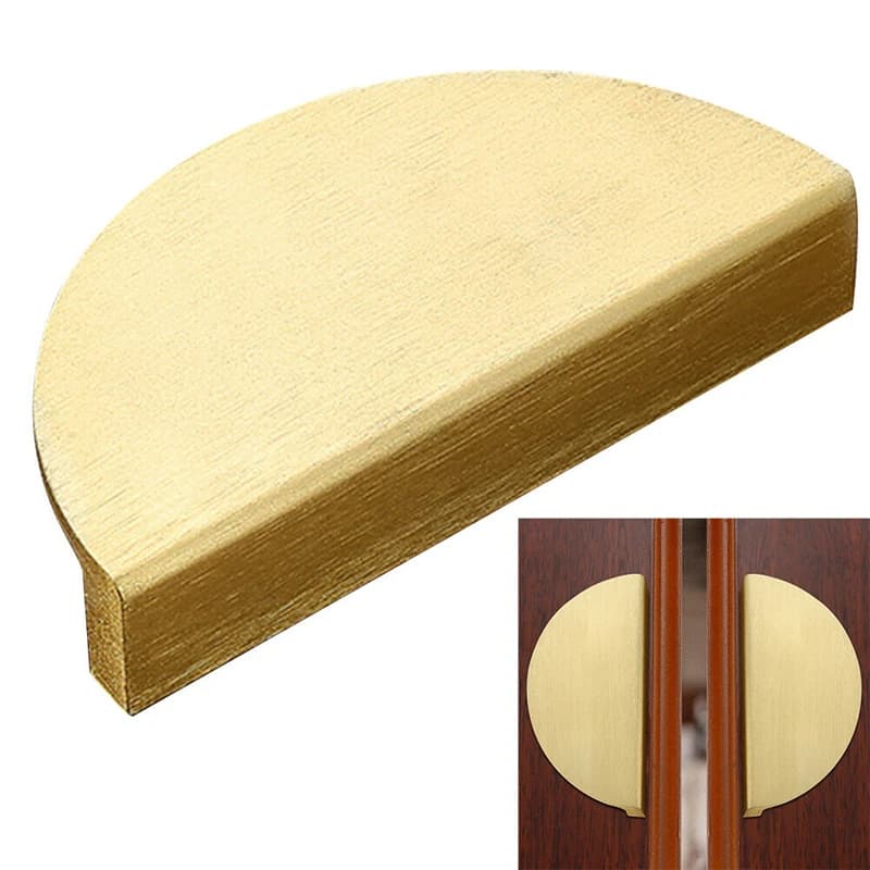 Maniglie per armadietti Manopole per cassetti Maniglie per mobili semicircolari Maniglie per porte Maniglia per cassetti semicircolari Maniglia per cucina Accessori hardware