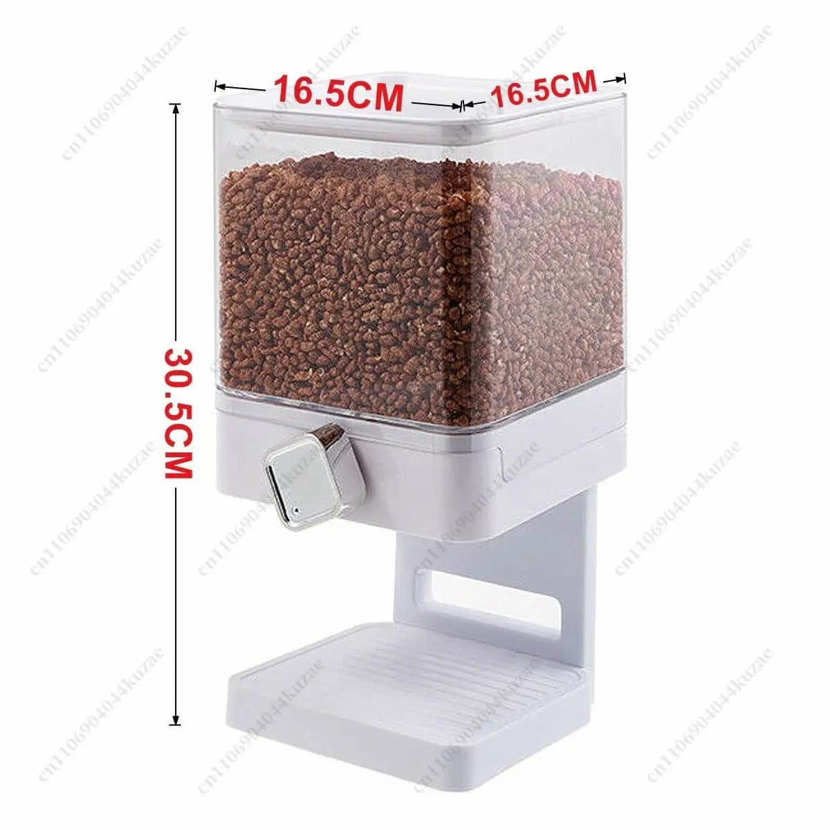 Dispenser sigillato a tubo singolo per cereali, contenitore multiuso per grani, frutta secca e snack