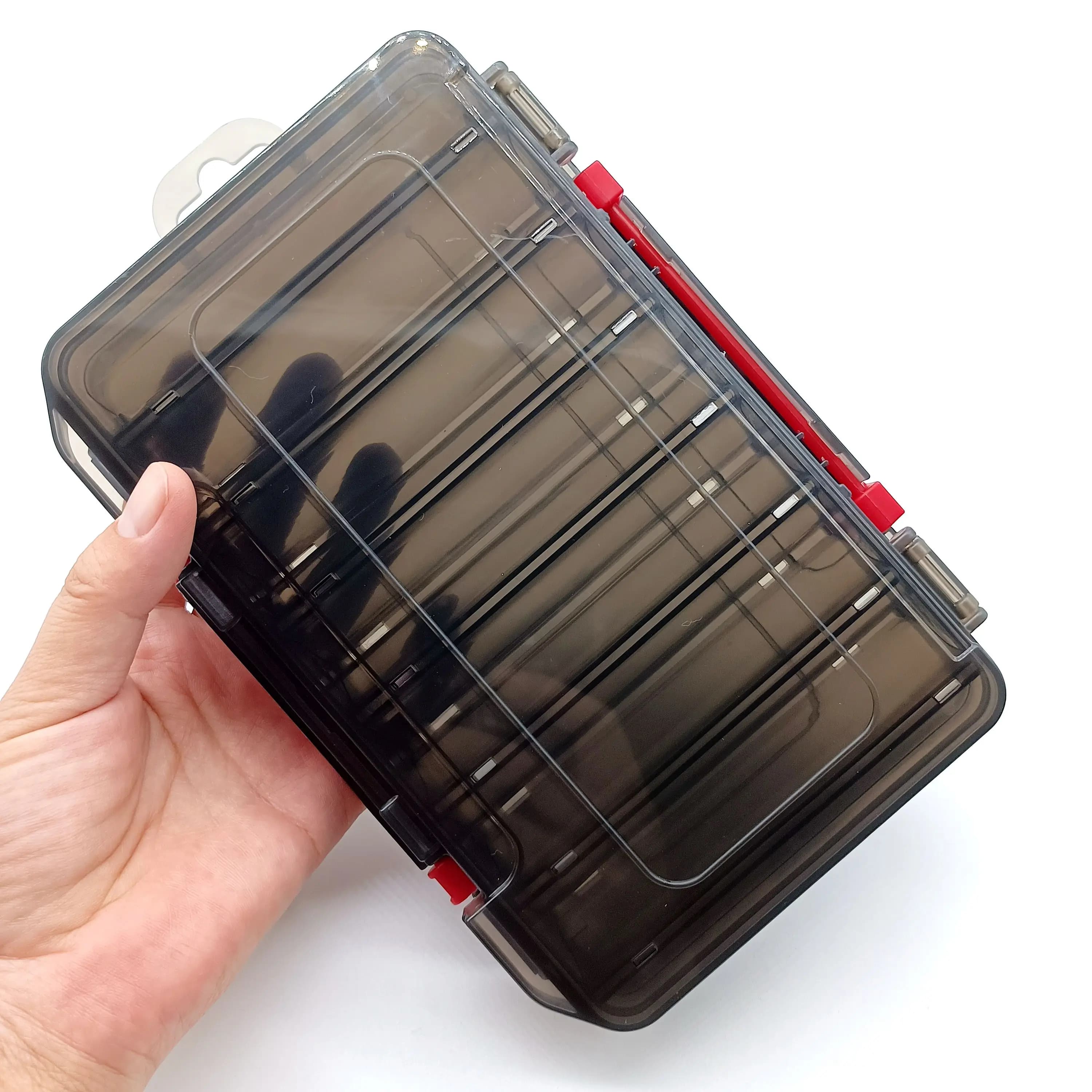 DUODUOYU 1 pc Double Sided 14 compartments for fishing equipment Multi-grid portable storage box for fishing gear