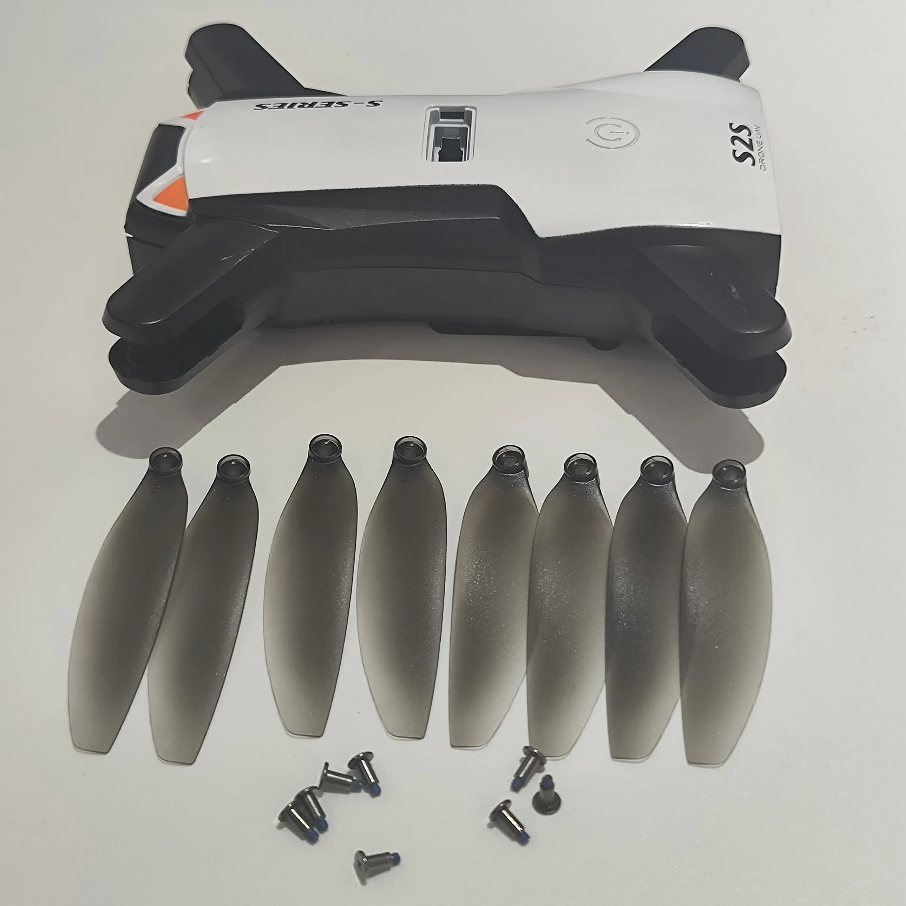 Upper Lower Cover Body Shell Propeller Blade Accessories Kit for LSRC S2S Drone LS-S2S Brushless RC Quadcopter