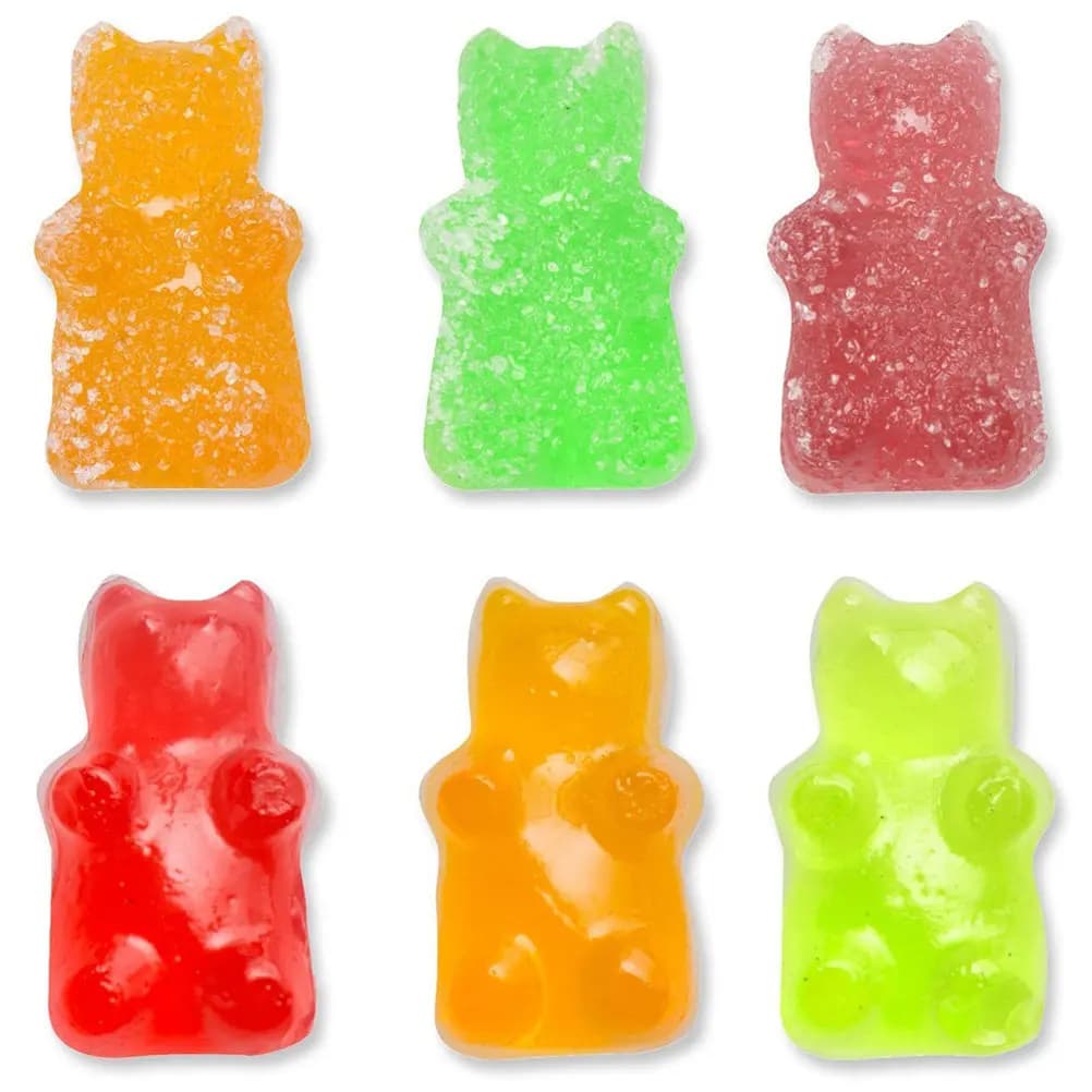 Set di 50 Stampi in Silicone a Forma di Orso, per Dolci, Cioccolato, Caramelle, Sapone e Cubetti di Ghiaccio, Antiaderenti e Resistenti al Calore, Verde