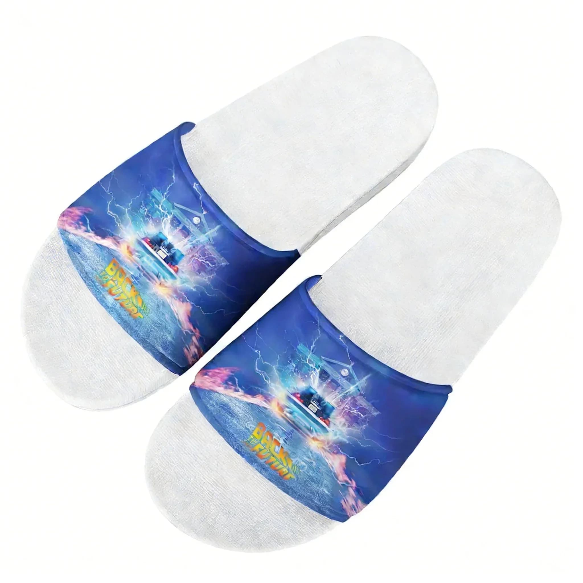 Back to the Future Sandals Home Slippers Water Shoe Men Women Teenagers Fashion Bathroom Beach Swimming Pool Shoe Custom Slipper