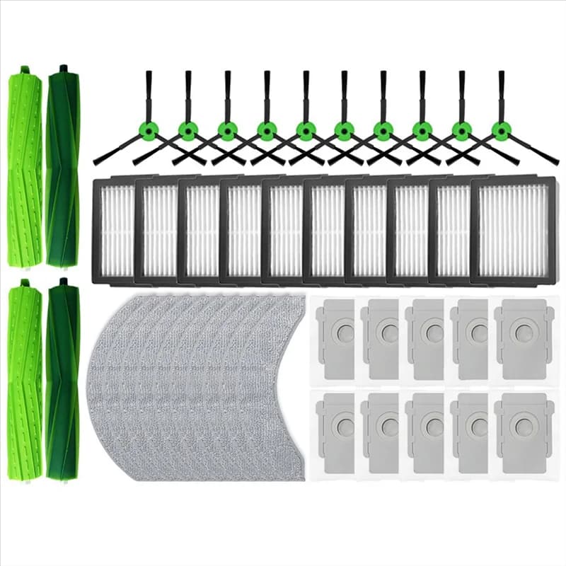 CQMF-For Irobot Roomba Combo J7+ Robot Vacuum Dust Bag Drum Side Brush Mop Cloth Filter Robot Vacuum Cleaner Accessories