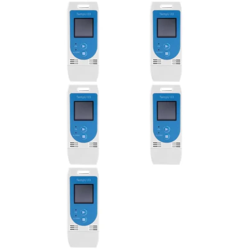 WORTHOWN-5X Tempu 03 USB Temp & Humidity Data Logger RH TEMP Data Logger Recorder Humiture Recording Meter With 32,000 Capacity