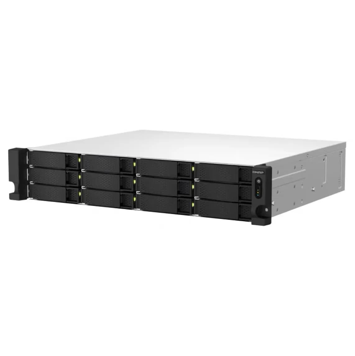 Miglior Prezzo QNAP TS-1283XU-RP -8g 12 Bay, Server NAS di Archiviazione di Rete con Doppia Alimentazione, 10Gb