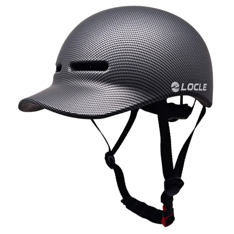 LOCLE Ultralight Bike Helmet Beret Style with Sun visor Man Woman Bike Helmet MTB for Mountain Bike in Mold