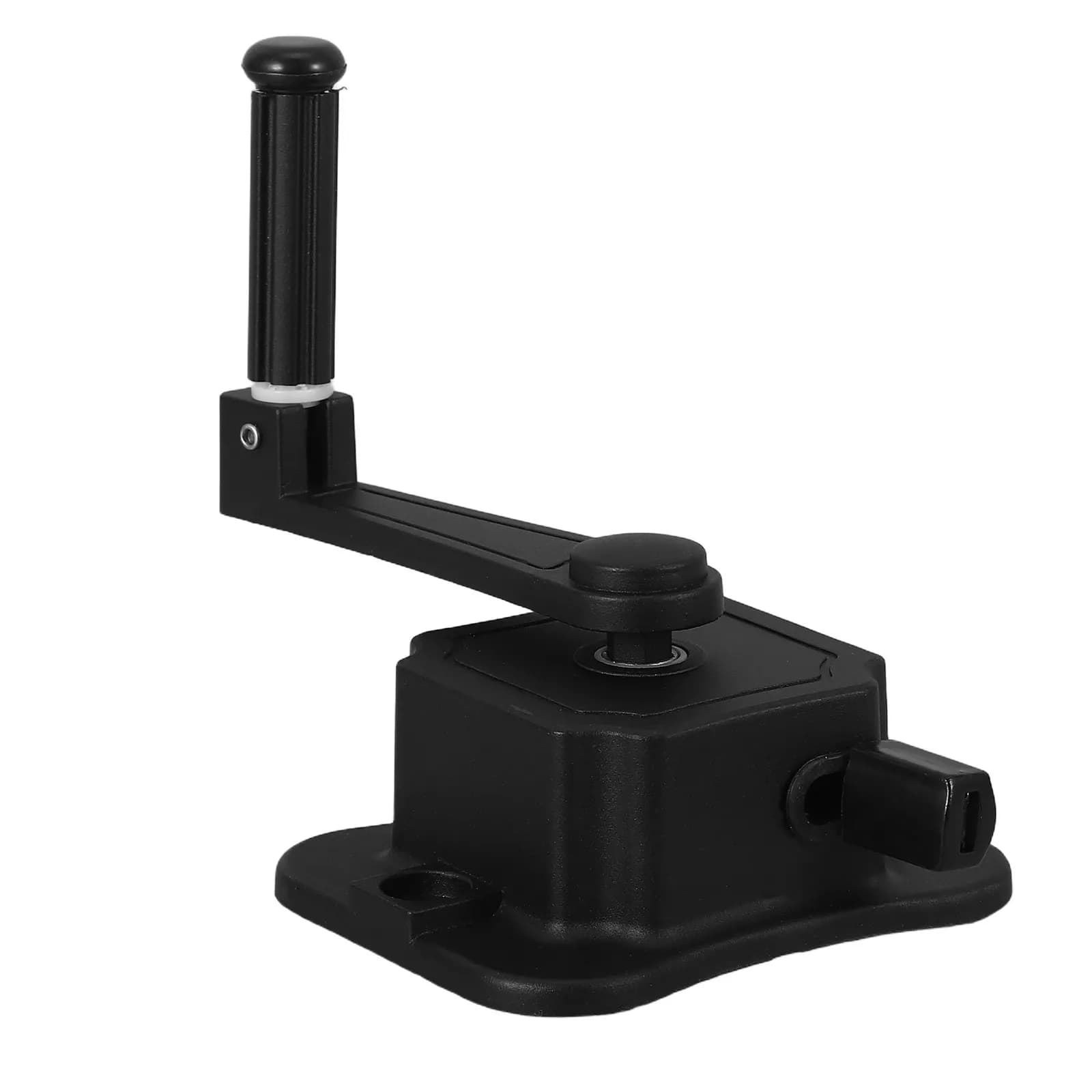 Manovella per Stendibiancheria, Sollevamento Manuale, Accessori Appendiabiti, Manovella in Metallo Nera 85mm, Puleggia da Soffitto