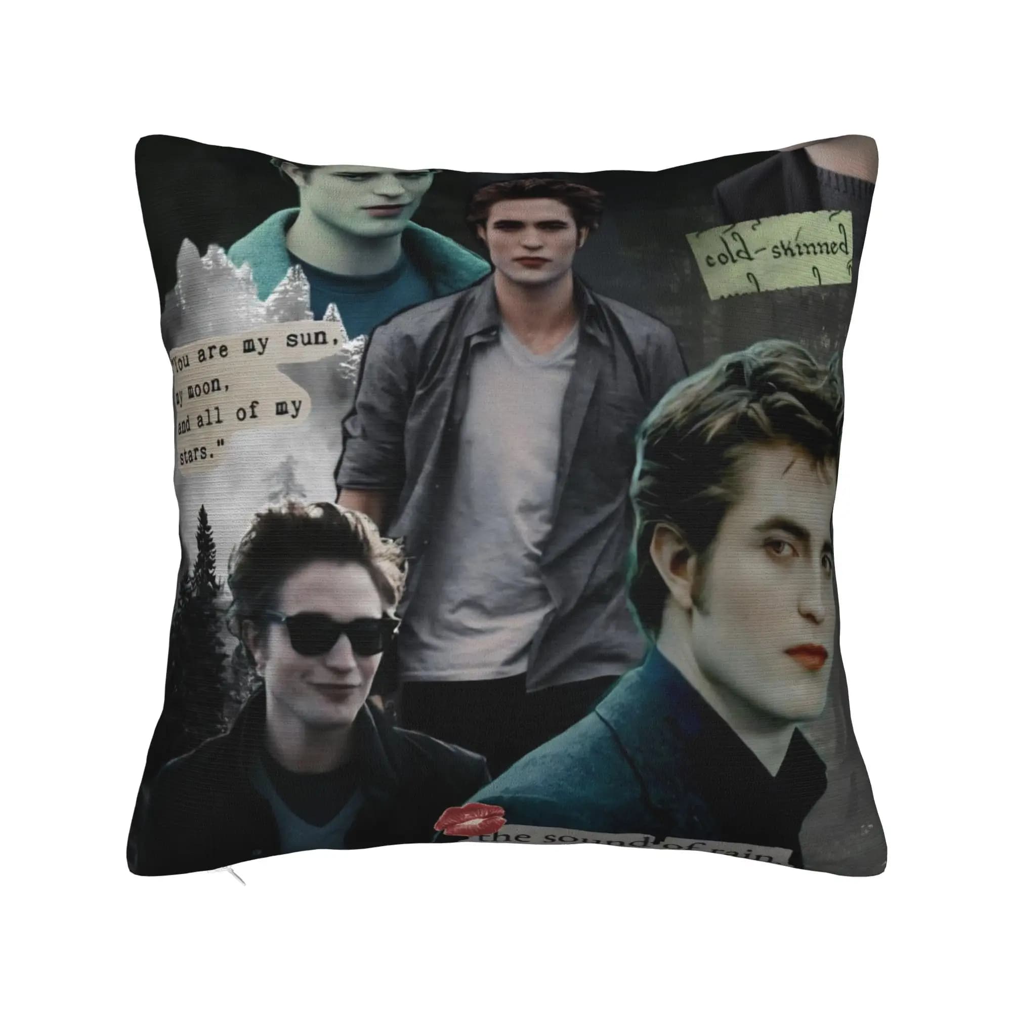 Decorative Pillowcases Edwards Cullen Accessories Home Throw Pillow Case Cover Zippered Multiple Sizes