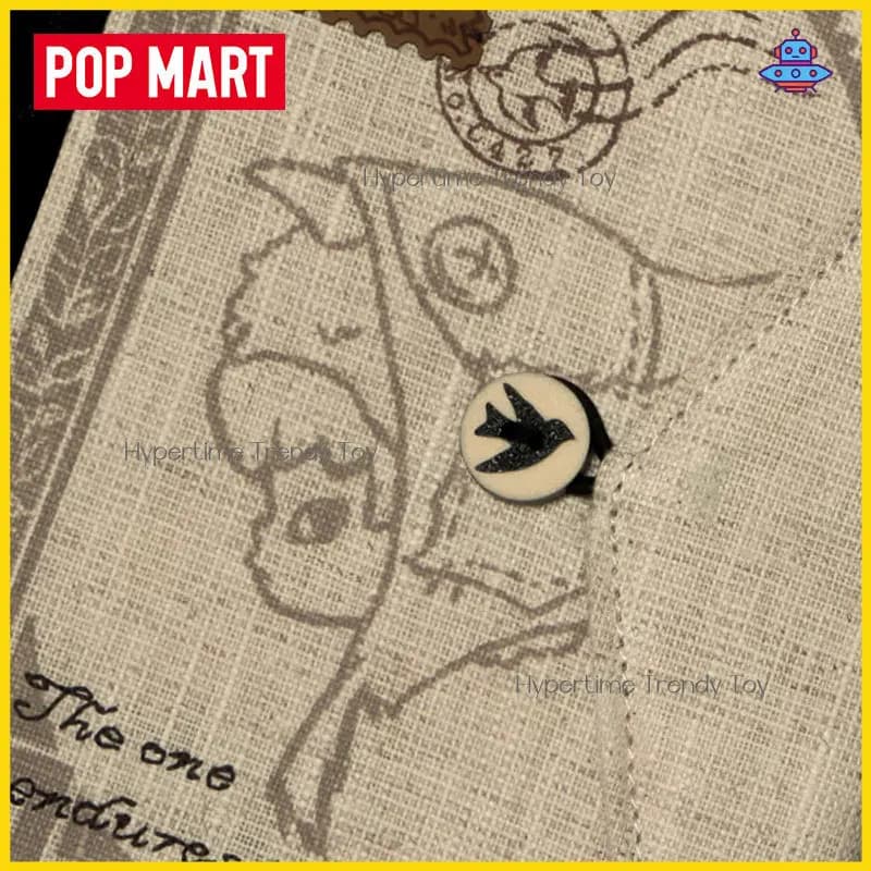 Popmart Hirono Foggy Person Series Fabric Passport Holder Bag Accessories Gift Practical Portable Decorations Stylish Pendant
