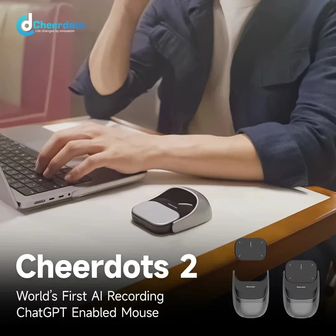 Disponibile Nuovo Cheerdots 2 Mouse Wireless Staccabile con Touchpad, Mouse Tascabile All-in-One Personalizzato per Gaming