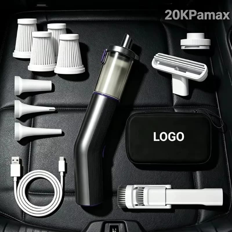 Airo Handheld Wireless Portable Car Vacuum Cleaner 20000Pa Rechargeable Battery Powered Multi-functional ABS Vacuum Cleaner