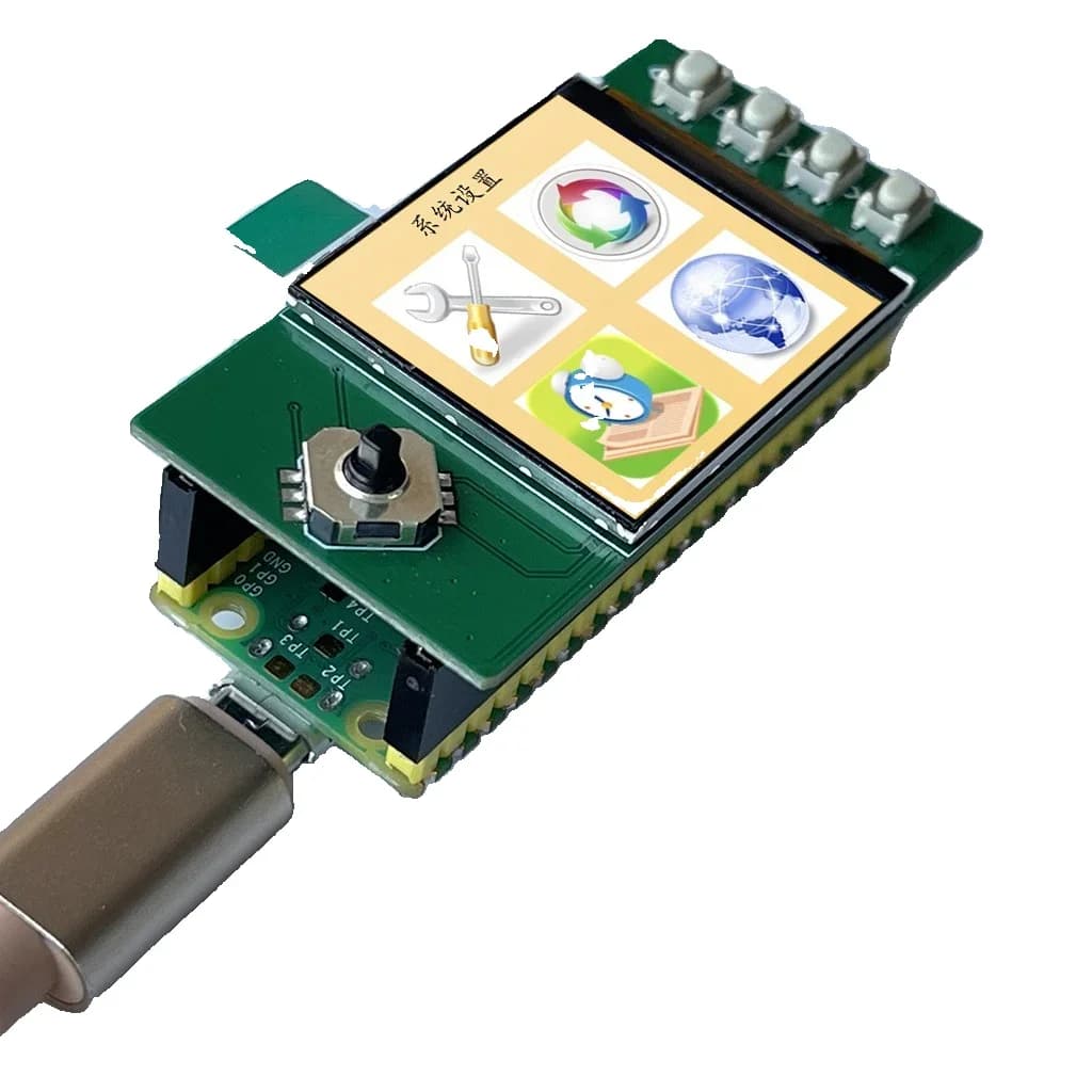 1.3 inch Raspberry Pi Pico W LCD Display Module for Pico 65K RGB 240×240 pixels with integrated ST7789 driver and IPS interface