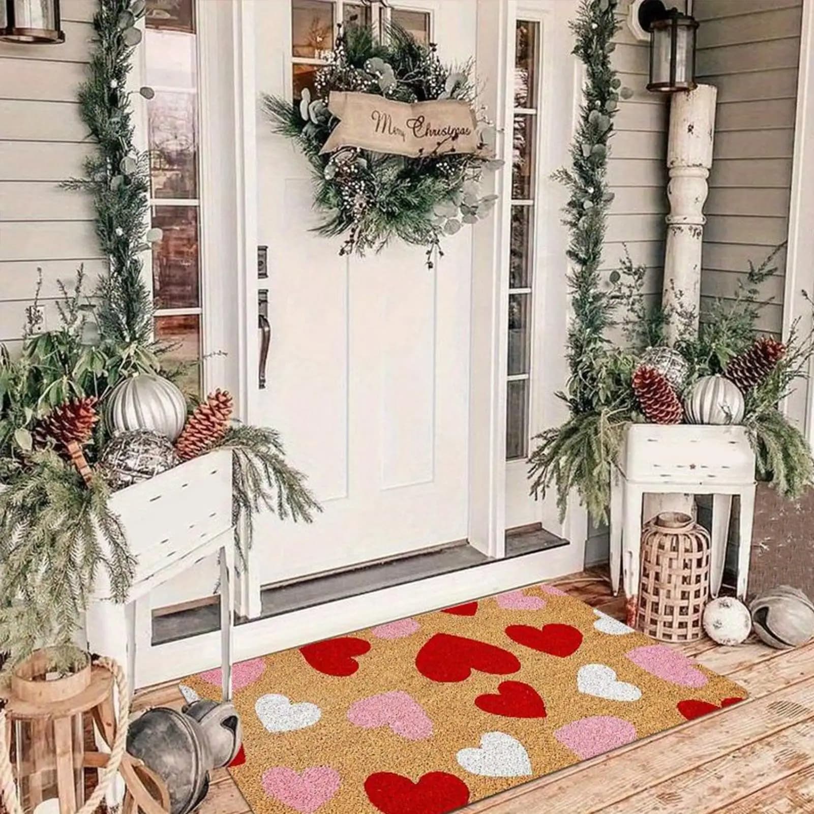 Tappetino Decorativo per San Valentino, Tappeto Romantico per Decorazione Domestica, Soggiorno e Camera da Letto