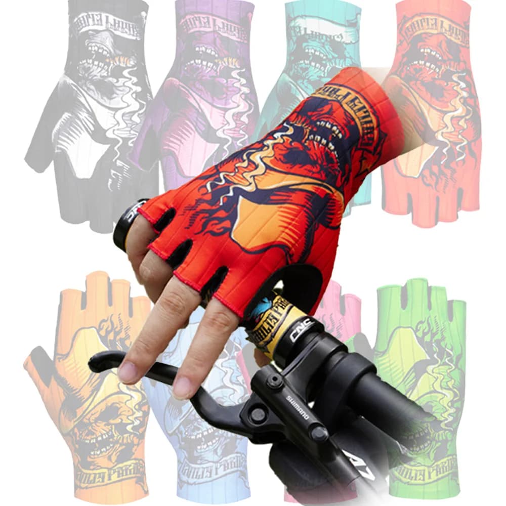 Chooee Gloves half fingers for cycling and fitness for women, anti-shock anti-slip training gloves for bikes, anti-sweet breathers