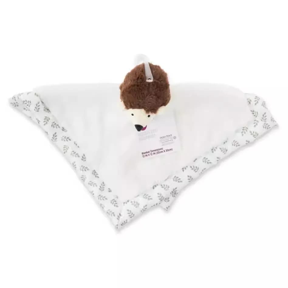 New Cute Kids Hedgehog Security Blanket Soft Baby Toy Burp Cloths Towels Handkerchief for Children