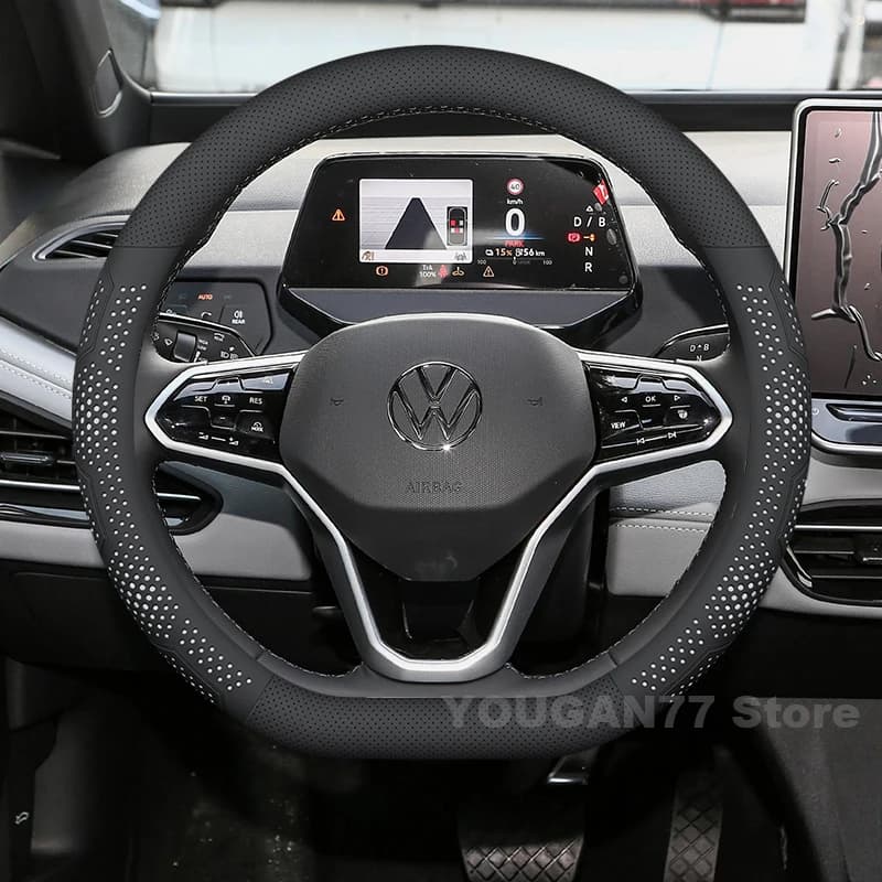 Coprivolante in Pelle Ultra Sottile per Volkswagen ID.3 2021-2026 - Accessori Auto Interni Volkswagen ID3 2026