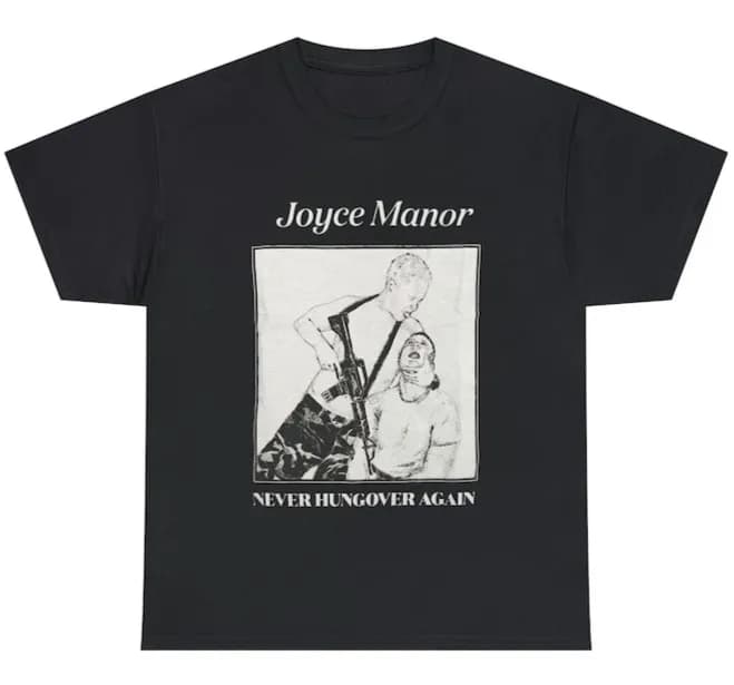 T-shirt Joyce Manor Punk Rock Indie Band T-shirt unisex in cotone pesante di Barry Johnson