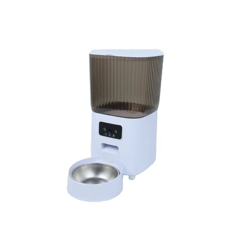 Mangiatoia automatica con fotocamera Video remoto Cibo per gatti Mangiatoia per cibo per cani Ciotola per cani intelligente quantitativa temporizzata