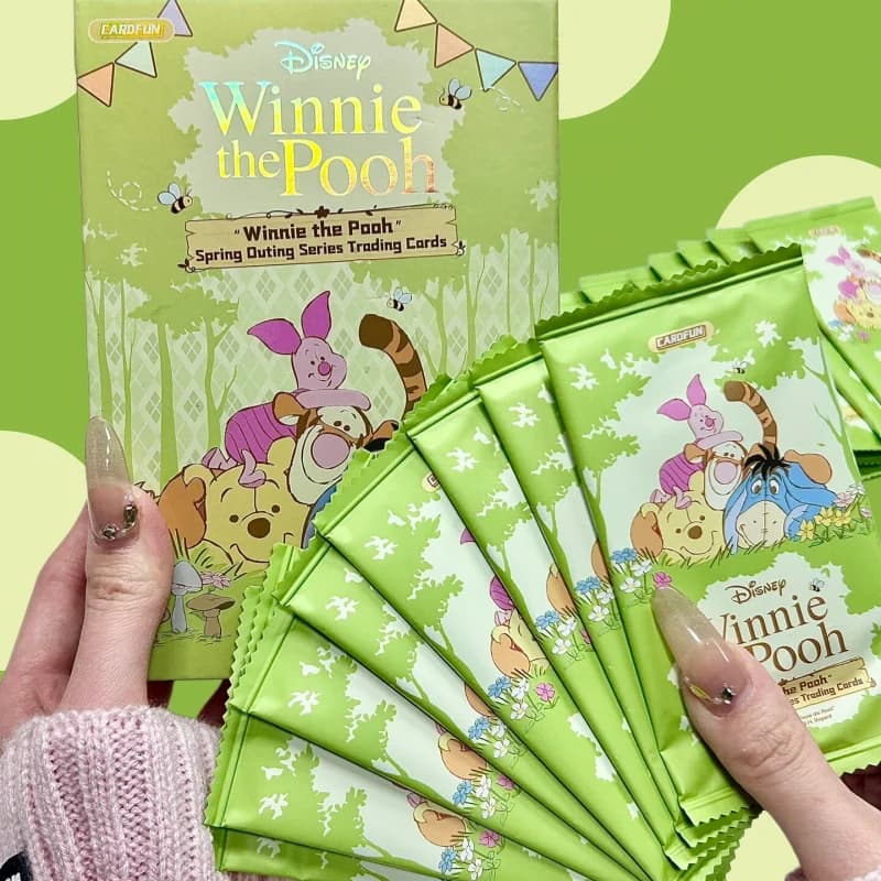 Disponibili Carte Collezionabili Originali CARDFUN X Disney Winnie The Pooh Serie Gite Primaverili, Giocattoli Anime e Regali a Sorpresa