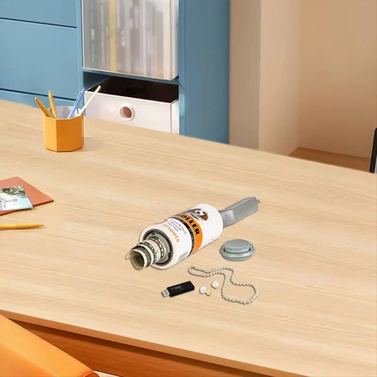 ABNH Hiding Places for Valuables Clothes Lint Roller Diversion Multifunctional Secret Compartment Items DisguisedSafe B