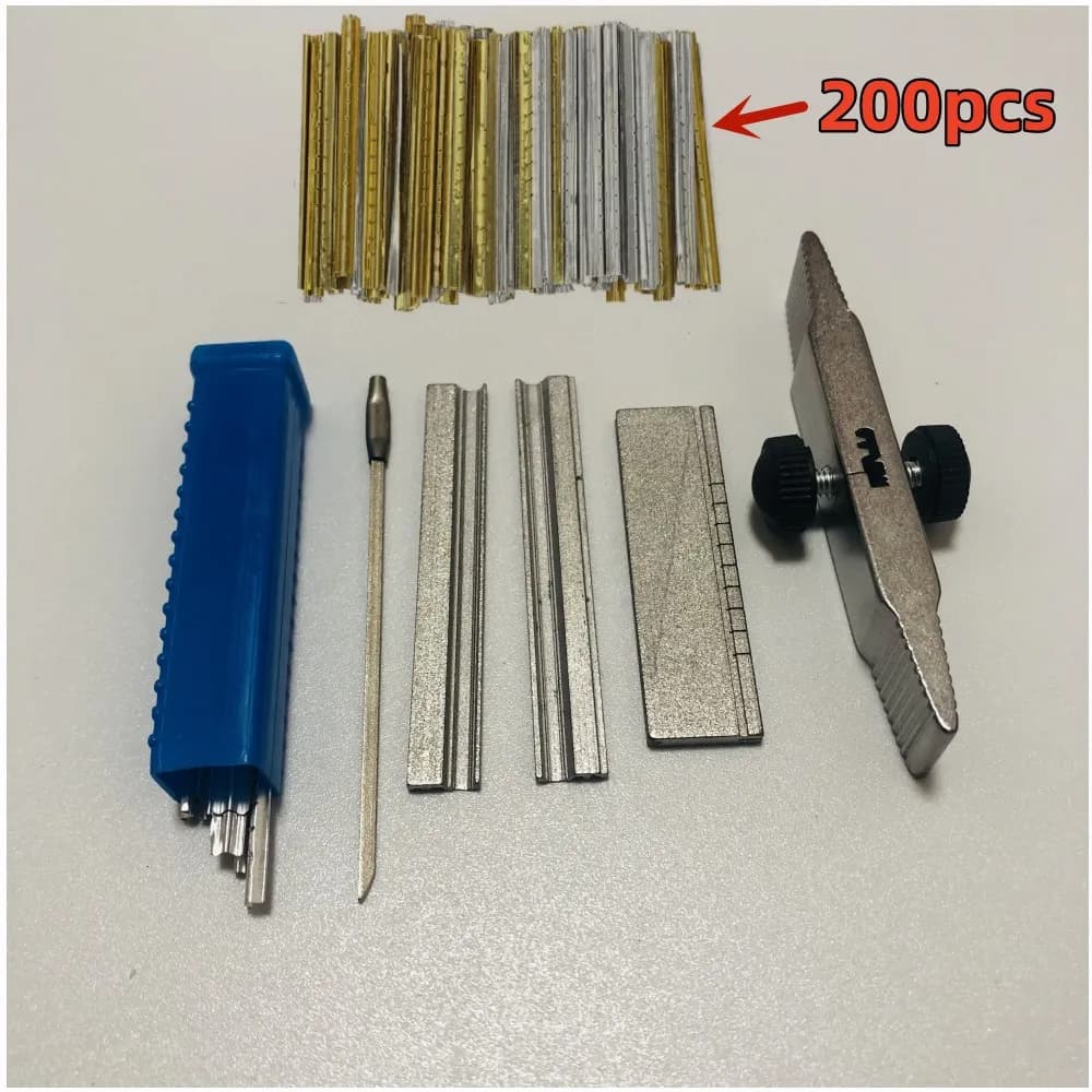 Set Completo di Strumenti AB in Lamina di Stagno per Fabbri, Kit di Accessori per Riparazione Serrature di Porte, Alta Qualità