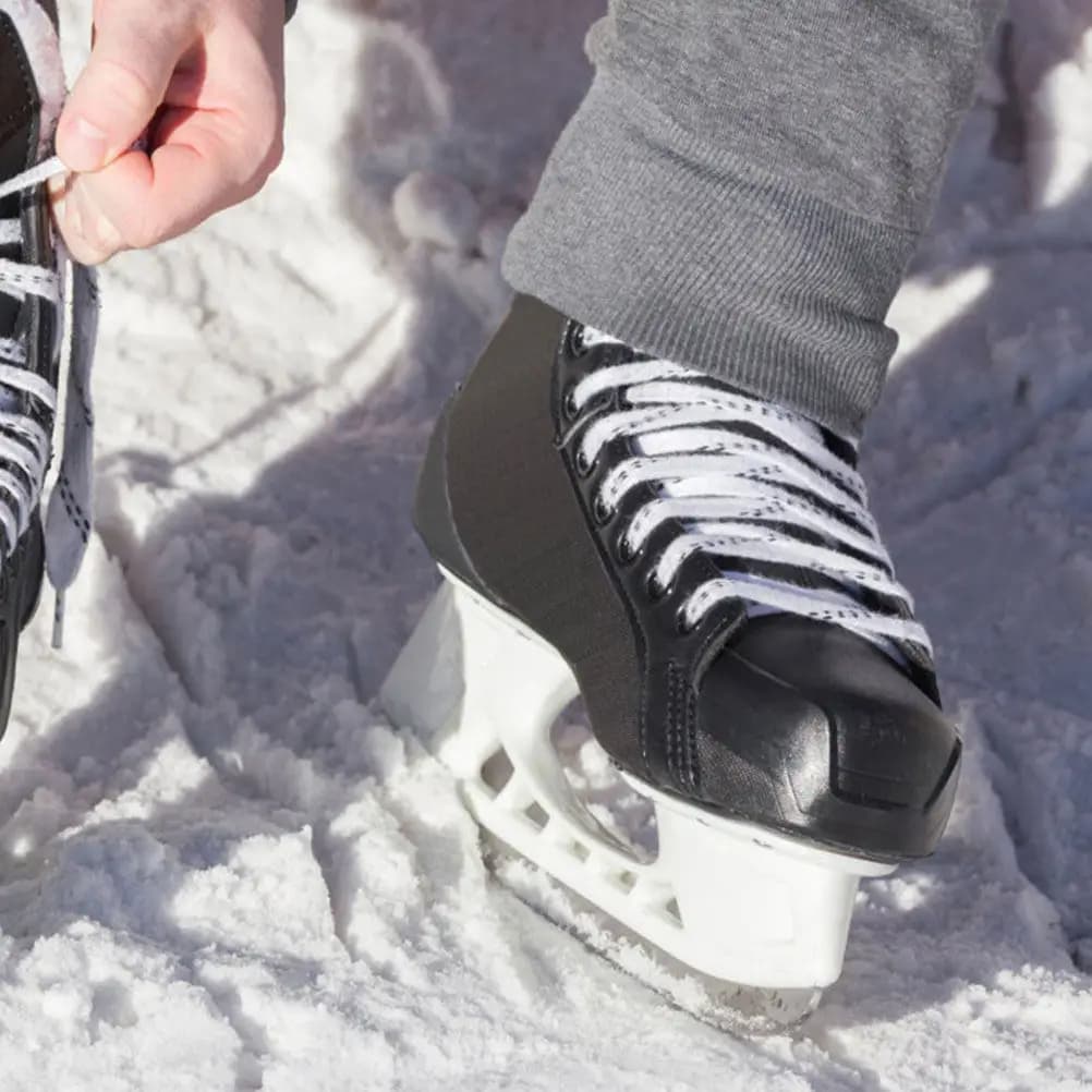 Ice Hockey Skate Laces 4 Pack Heavy Duty Waxed Freeze Resistant for Figure Skates and Roller Skate Boots