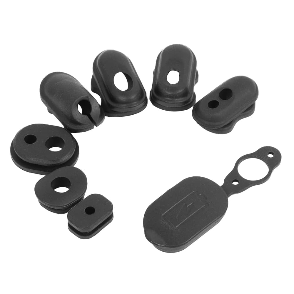 Tappo di copertura della porta di ricarica in gomma per scooter elettrico Ninebot F20 F25 F30 F40 Accessori per parti della manica della spina della porta di ricarica della batteria