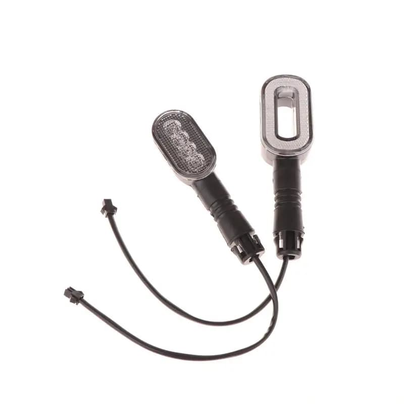 2 Pezzi 36V/48V/60V/72V Indicatore di Direzione, Clacson e Luce Posteriore per Bicicletta, Lampada di Avvertimento per Moto Elettrica e Scooter