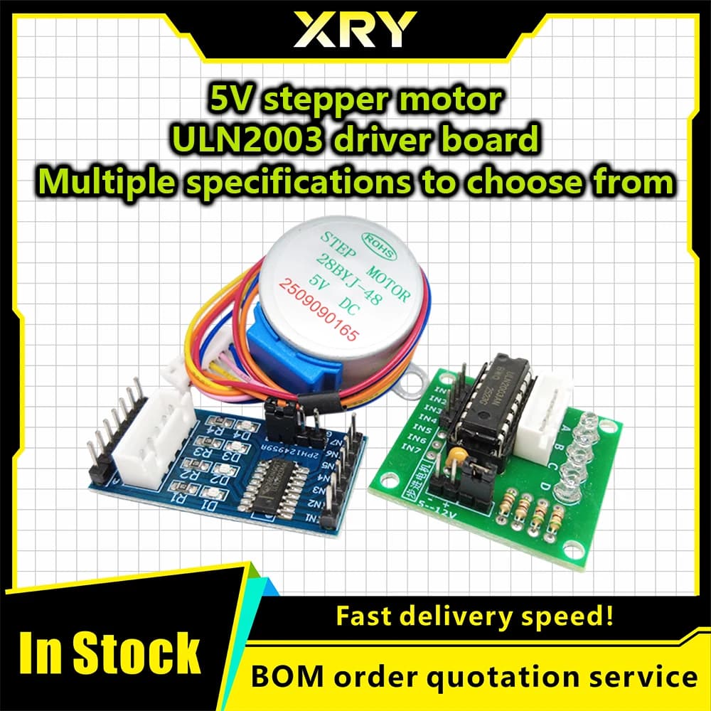 XRY ULN2003 28BYJ-48 Motore passo-passo con riduttore 5V Motore passo-passo a 4 fasi per driver Arduino/scheda di prova