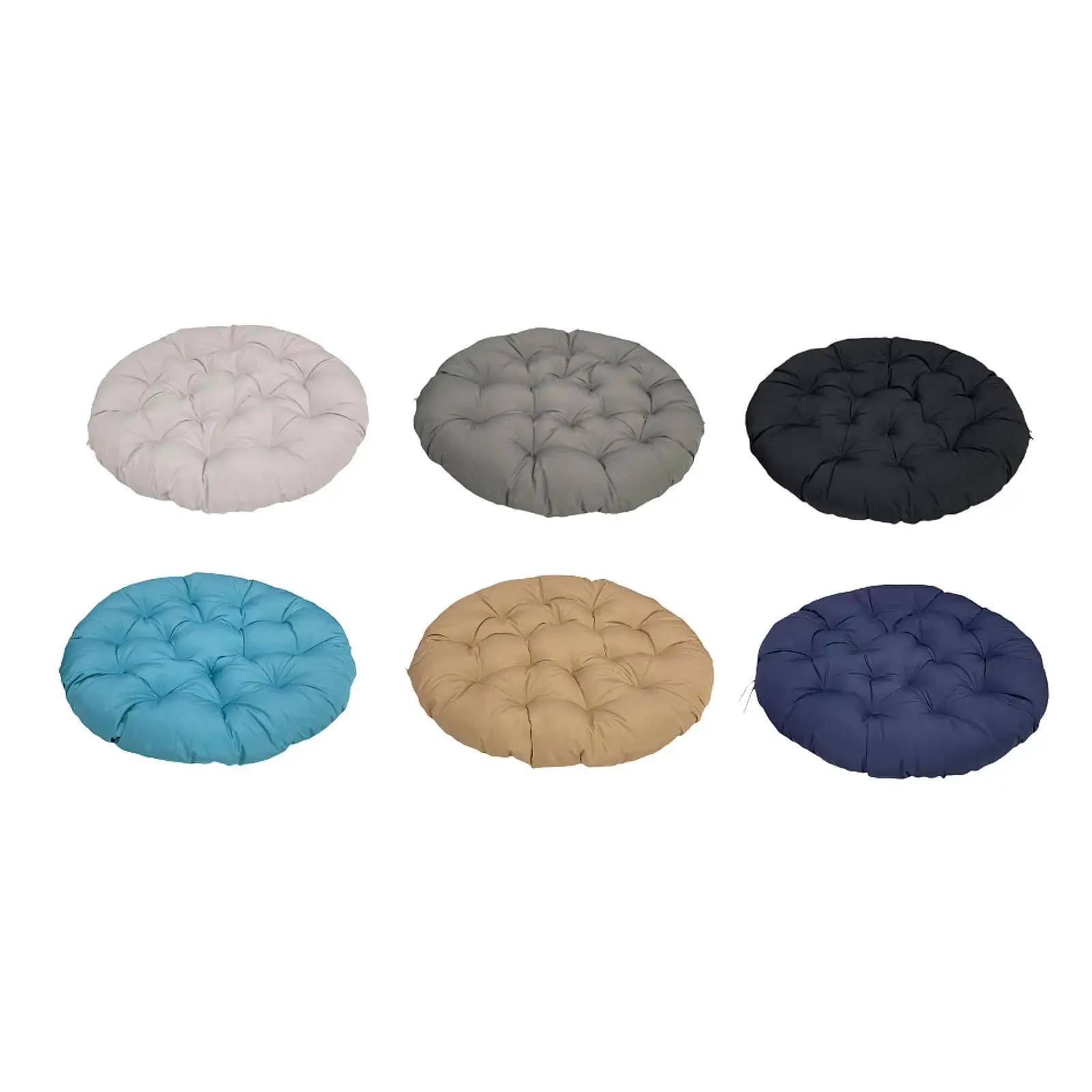 Padded Seat Cushion Egg Chair Cushion Thick Floor Pillow Lightweight Garden Chair Mat for Sofa Bedroom Meditation Only Cushion