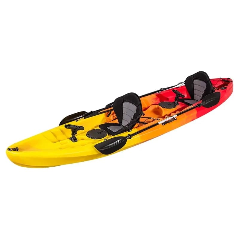 Kayak Biposto in Plastica Sit-on-Top con Pagaia in Vendita