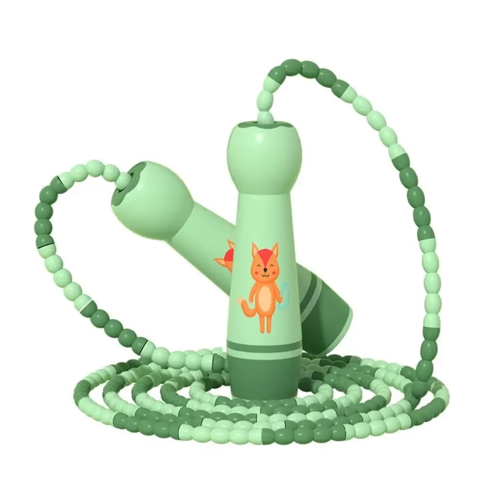 Adorable Jumping Corda Adjustable for Children, Cotton Corda with Design at Filetto, Strings for Jumping with Soul Cards, Kids Exercise Racing