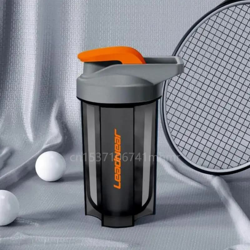 Outdoor Portable Sport Shaker Bottle Protein Powder Shaker Cup Leak Proof Water Bottle For Gym Fitness Training Drinking Bottle