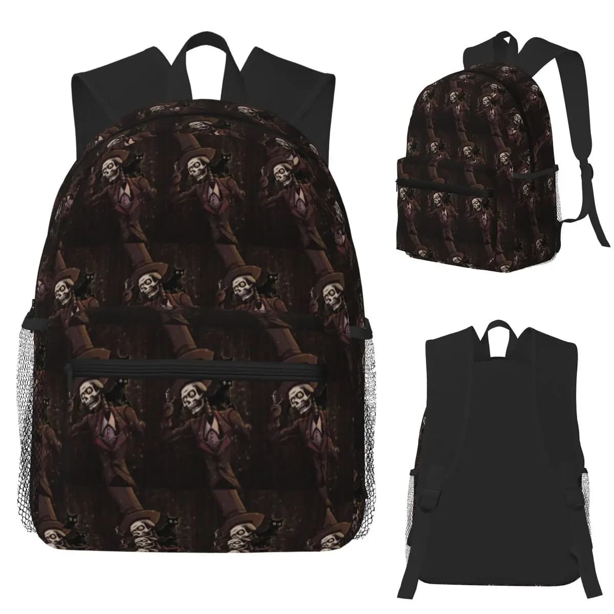 Fran Bow Little Cute Girl Cool Mr Midnight Game Zaino per studenti Borsa da scuola Zaino da trekking per borse a tracolla per ragazzi e ragazze
