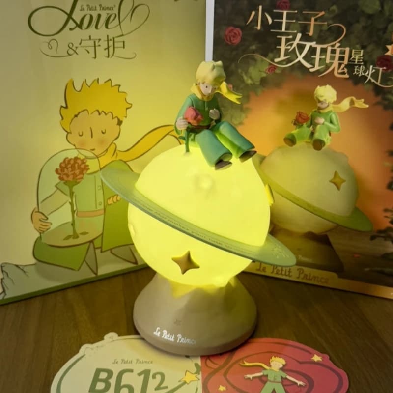 Luce notturna a forma di rosa del Piccolo Principe, originale Martube, regalo di compleanno per fidanzato, fidanzata, migliore amico/a, San Valentino