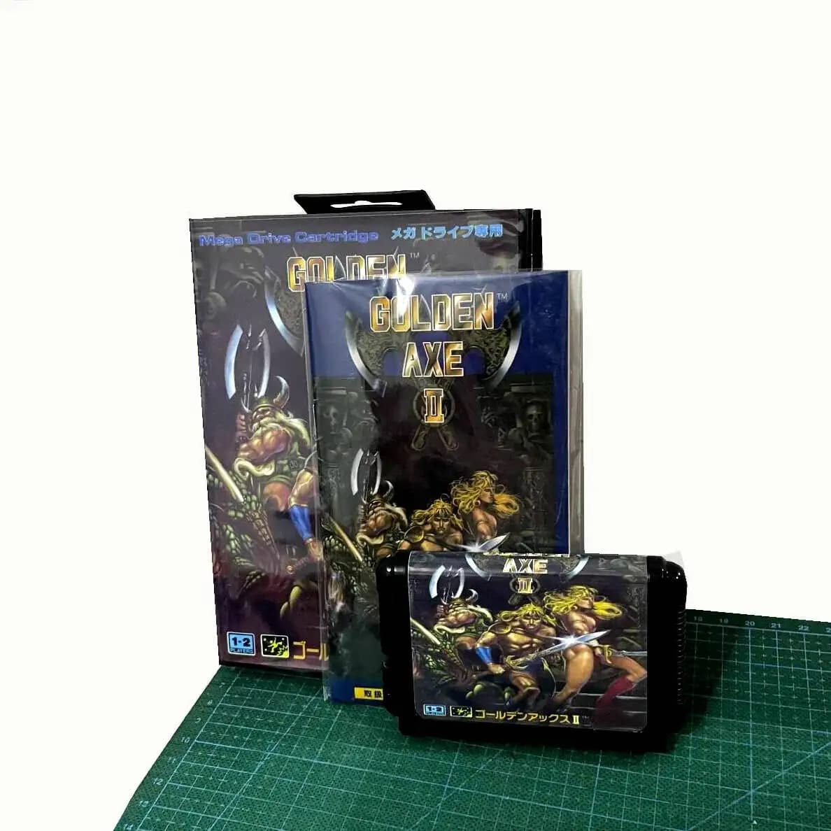 Nuovo Arrivo Golden Axe II con Scatola e Manuale, Scheda di Gioco MD 16 bit per Sega Mega Drive per Genesis