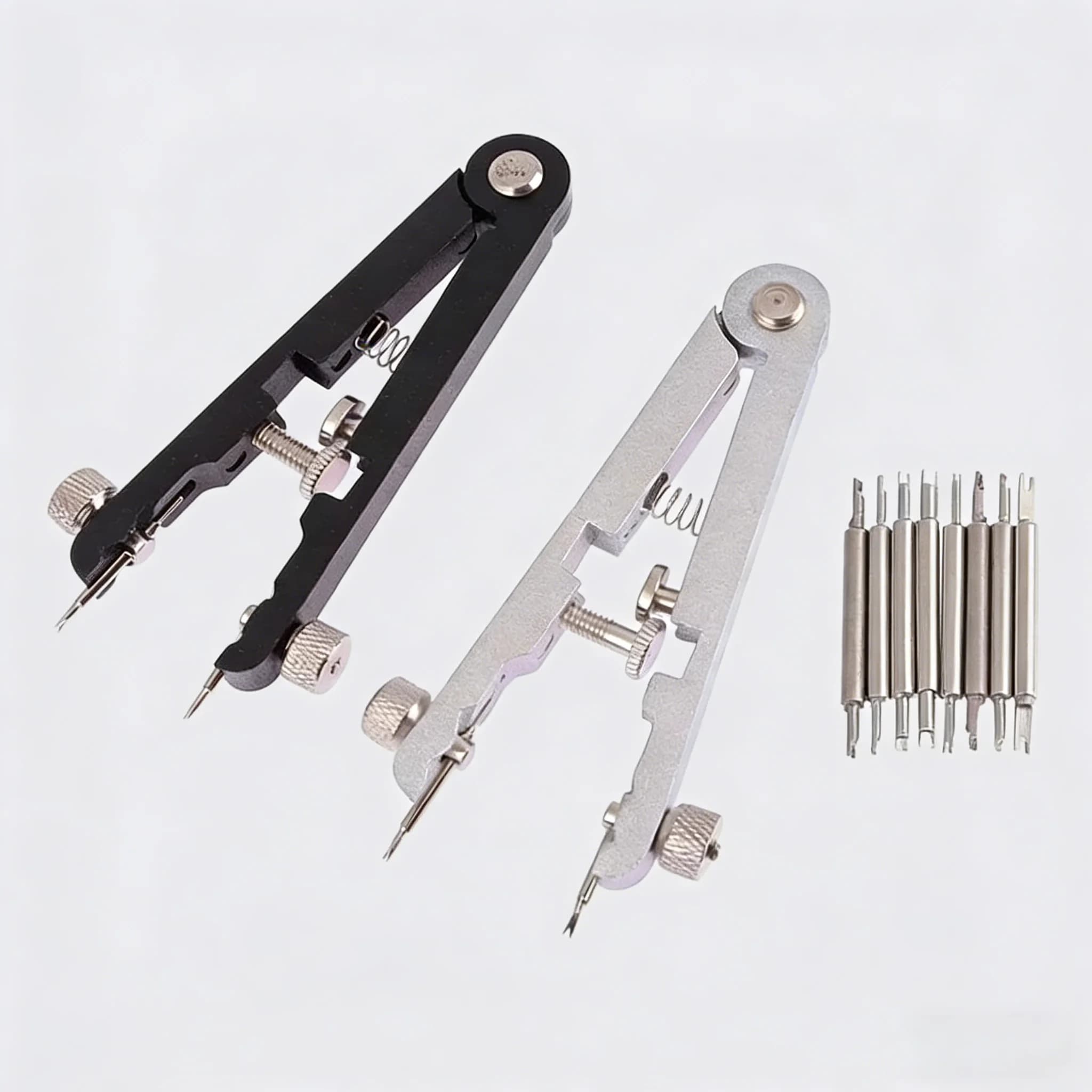 Watch Spring Bar Pliers Tool Kit with Tweezer Strap Removal Screw Adjustment Watch Repair Module Watchmaker's Tool Set