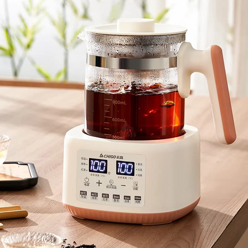 Tea Kettle with 1300 ml steam water heater Water heater for children Multi-functional electric kettle 72 hours thermostatic kettle