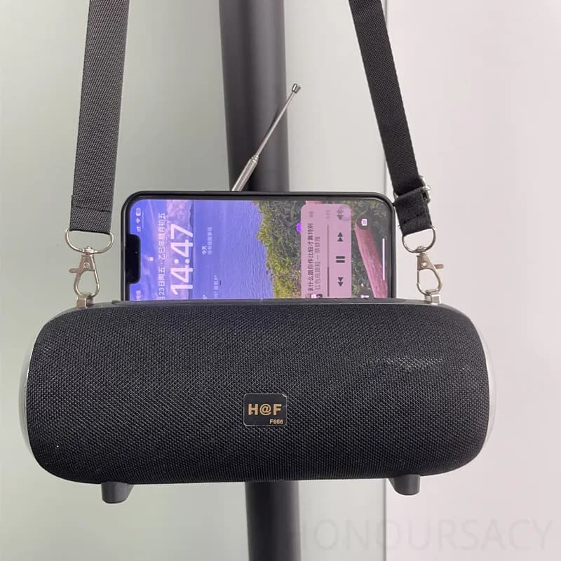Handle Wireless Bluetooth 5.0 Speaker Wholesale Cheap New Boomsboxs Outdoor Portable TF USB FM Radios HIFI Stereo Mini Subwoofer