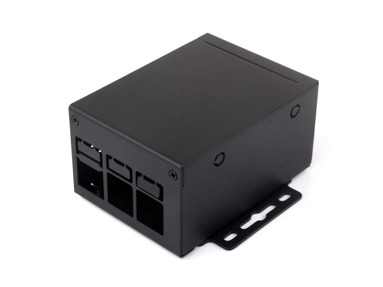 Waveshare industrial grade metal housing (D) for Raspberry Pi 5, wider interior space, supports official cooling fan installation