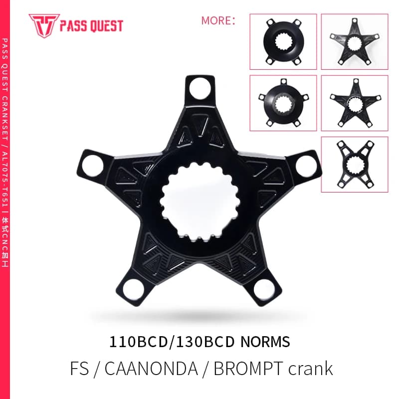 Spider per Cannondale FSA 110bcd Cranks FORE ClawS a 130BCD corona manovella bici da strada Chainwleel