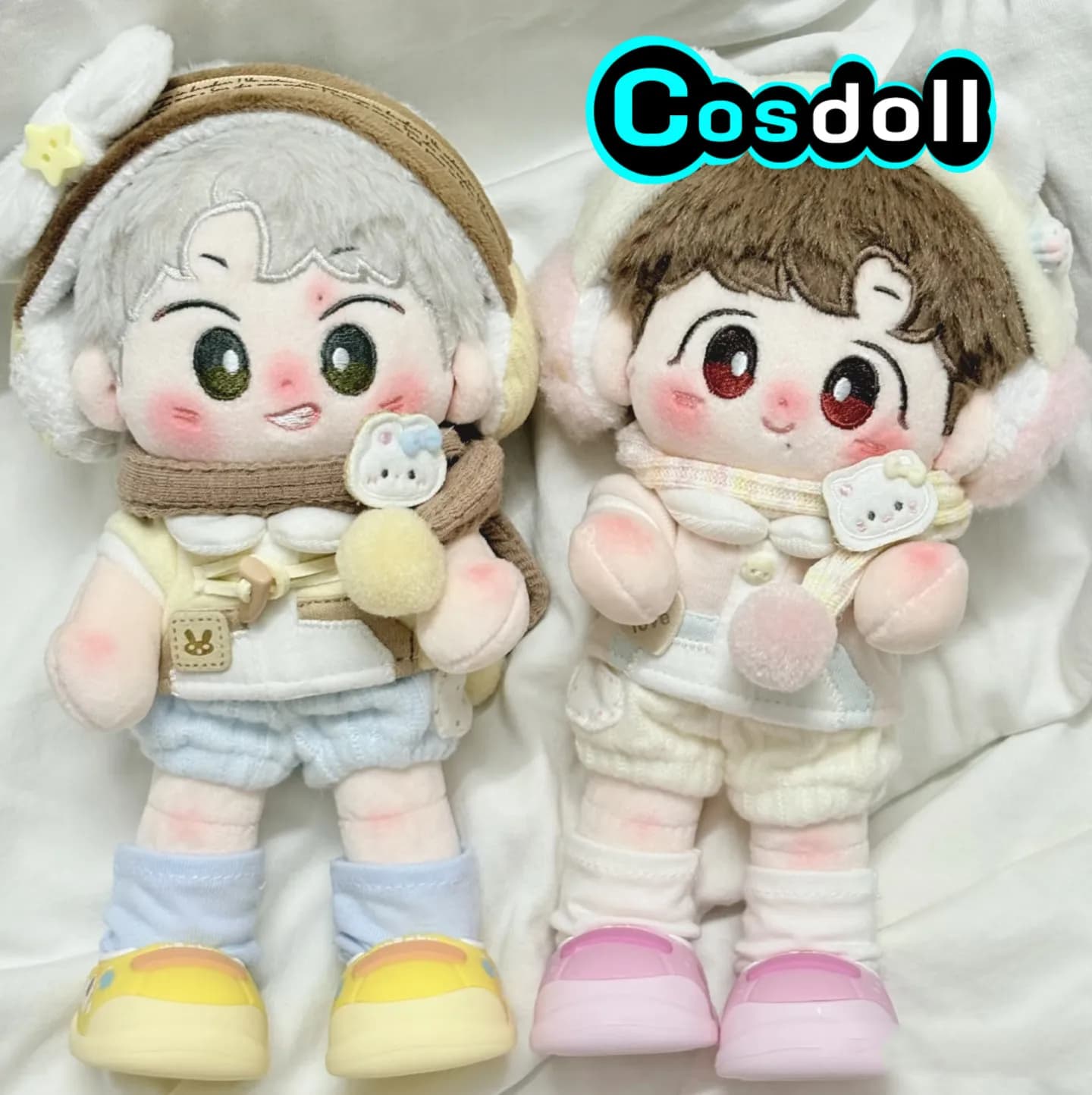 In Stock Original Wang Yibo Xiao Zhan Cool Guy Zao Bo Bo Guoguo Stuffed Plushies Doll Clothes Keychain Bag Anime Ornament Toy