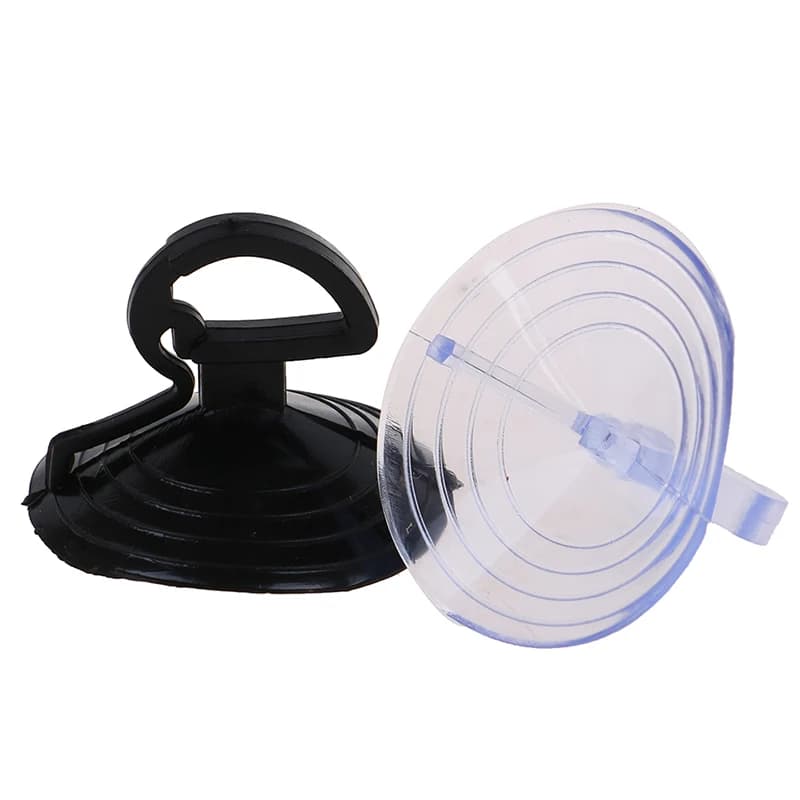 10 pz/set 35/45mm ventosa in gomma nera/trasparente ventose gancio parasole per auto ventosa accessori per auto
