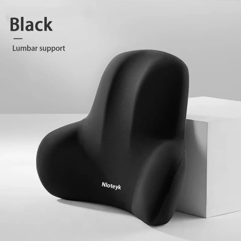 Cuscino Traspirante per Poggiatesta Auto in Memory Foam, Supporto per Collo e Protezione Lombare per Sedile Auto