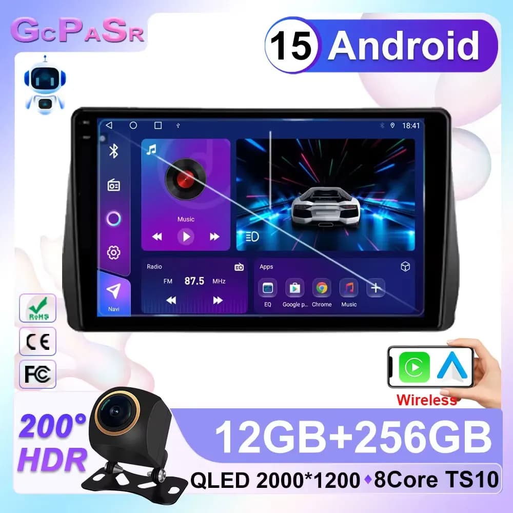 Car Radio Android 15 For Toyota Wish 2010 - 2018 Player Auto Head Unit Navigation Multimedia Stereo GPS Carplay No 2din DVD BT