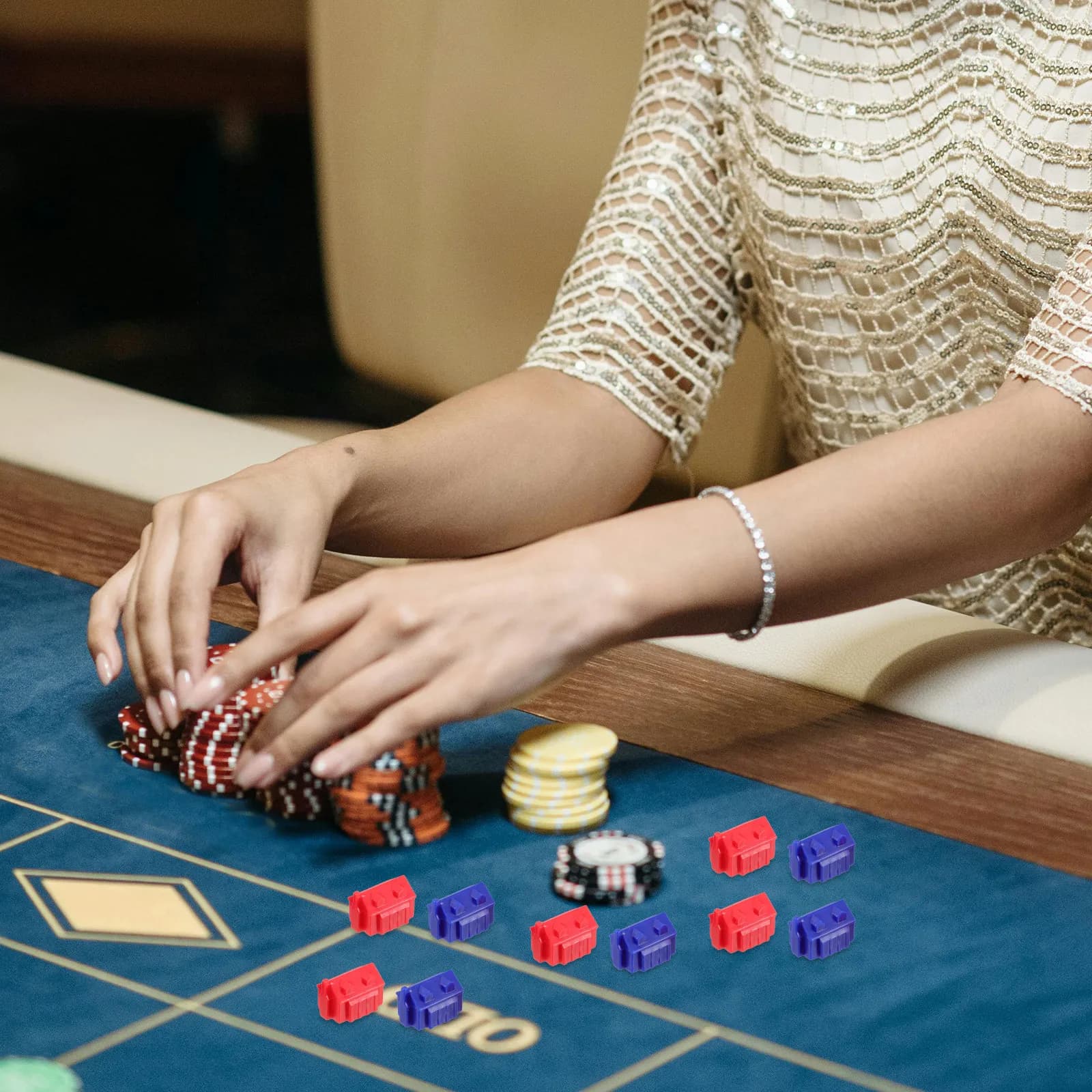 Set di 40 Pezzi di Ricambio per Giochi: Case e Hotel in Plastica, Complemento Completo per Componenti Perduti o Danneggiati