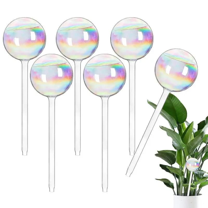 Automatic Plant Irrigation Lampadines Irrigation Glass Color Scented Rainbow Tool for Automatic Irrigation for Planter with Automatic Irrigation Transparent