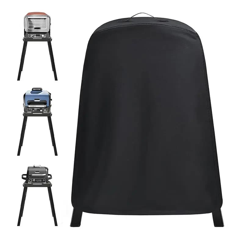 New 210D Pizza Oven Cover BBQ Cover 8-in-1 Outdoor Furniture Patio Covers Waterproof Dustproof Durable Covers BBQ Accessories